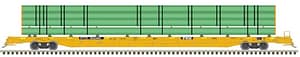 PTTX 89FT FLATCAR CONSPICUITY STRIPES RD# 602491