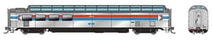 N SP Dome-Lounge W/Flat Sides: Amtrak - Phase 1: #9371