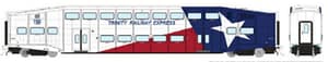 HO BiLevel Commuter Car: TRE: Coach #1052