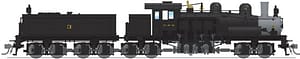 7811 Class D 4-truck Shay, C&O #3, In-Service Paint, Paragon4 Sound/DC/DCC, Smoke, HO
