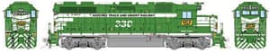 **HO GP38 NT&O #330 HS