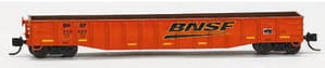 SPECIAL RUN BLUFORD SHOPS BNSF HEAVILY DENTED MILL GONDOLA