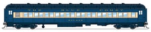 CNJ BLUE COMET 80FT COACH (FANTASY PAINT SCHEME) - 2PK A