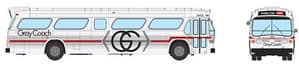 HO 1/87 New Look Bus (Deluxe): Gray Coach - Late: #1410