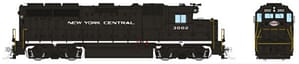 HO EMD GP40 (DC/DCC/Sound): New York Central - Cigar Band: #3002