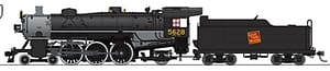 GTW - LIGHT PACIFIC 4-6-2 #5628