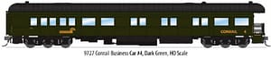 HO Conrail HW Business Car#4 Dark Green