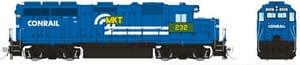 HO EMD GP40 (DC/DCC/Sound): MKT - Conrail Patch: #232