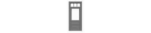 Ho 1-lite Door/Transom 3set