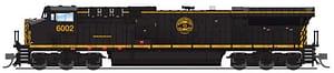 8584 GE AC6000, WNYP #6002, Black w/ Yellow, Paragon4 Sound/DC/DCC, N - PRICE INCLUDES FREE PRIORITY MAIL SHIPPING/INSURANCE