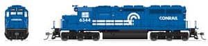 Ho EMD SD40 Con 6344 Para4 W/sd WITH FREE PRIORITY MAIL SHIPPING