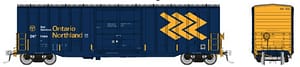HO Trenton Works 5277cuft boxcar: Ontario Northland: 3-Pack