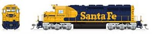 SD40 no snd ATSF #5006 Blue Warbonnet