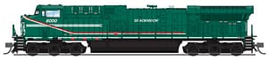 8577 GE AC6000, GE Demo #6000, Green Demo Paint, Paragon4 Sound/DC/DCC, N - PRICE INCLUDES FREE PRIORITY MAIL SHIPPING/INSURANCE