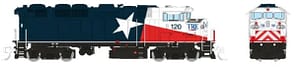 N GMDD F59PH (DC/DCC/Sound): Trinity Rail Express: #123
