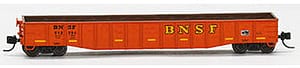 SPECIAL RUN BLUFORD SHOPS BNSF MEDIUM DENTED MILL GONDOLA