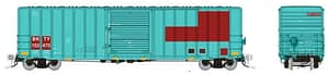HO PC&F 5241cuft boxcar: BKTY - Patchout: 3-Pack #2