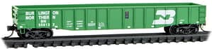 BURLINGTON NORTHERN 50FT FIXED END GONDOLA RD# 558132