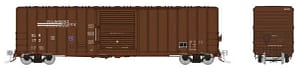 HO PC&F 5317cuft boxcar: SLR - Brown: 6-Pack #1