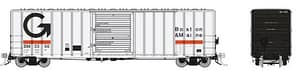 HO PC&F 5241cuft boxcar: B&M - Guilford: 6-Pack #1