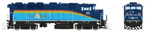 N GMDD F59PH (DC/DCC/Sound): TriRail - Dark Blue Scheme: #830