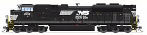 9768 EMD SD70ACe, NS 1032, Black & White, Paragon4 Sound/DC/DCC, w/ Smoke, HO