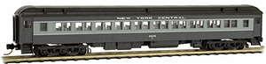 NEW YORK CENTRAL 78FT HEAVYWEIGHT PAIRED WINDOW COACH #2825