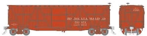 HO PRR X23 Boxcar: PRR - Lines Scheme: 6-Pack