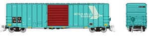 HO PC&F 5241cuft boxcar: EEC - Patchout: 3-Pack #2