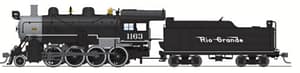 8751 2-8-0 Consolidation, DRGW 1163, No-Sound / DCC-Ready, HO