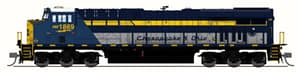 HO ES44AC CSX/C&O 1869
