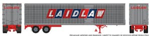 HO 45' Trailmobile Dry Van Trailer: Laidlaw: #6328