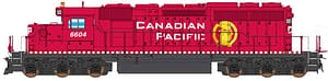 CANADIAN PACIFIC RAILWAY SD40-2 W/DCC & SOUND - (4 RD #'S AVAILABLE)