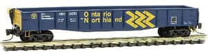 ONTARIO NORTHLAND 50FT GONDOLA # 5051 - Z SCALE