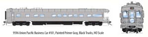 Union Pacific Business Car #101, Painted Primer Gray, Black Trucks, HO Scale