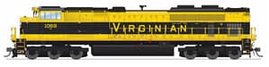 9783 EMD SD70ACe, NS 1069, Virginian Heritage Paint, Paragon4 Sound/DC/DCC, w/ Smoke, HO (Hobbytyme Exclusive)