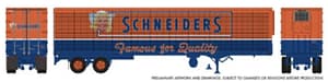 HO 45' Trailmobile Dry Van Trailer: Schneiders Meats: #531