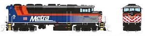 N GMDD F59PH (DC/DCC/Sound): Metra: #97