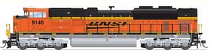 EMD SD70ACe, BNSF #9148, Swoosh Scheme, No-Sound / DCC-Ready, HO