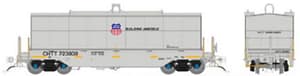 HO Greenbrier Coil Car: Union Pacific - Gray / UP Logo: 6-Pack #1
