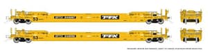 HO 53'Well Car TTX 2 Car Set