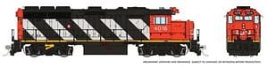 HO EMD GP40 (DC/DCC/Sound): CN - Stripes: #4012