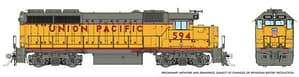 HO EMD GP40 (DC/DCC/Sound): Union Pacific: #589