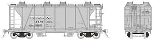 HO Enterprise Covered Hopper: GFCX: 6-Pack #1