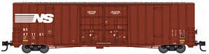 Norfolk Southern Excess Height Bos car w/metal wheels