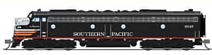 EMD E9A, SP 6048, Black Widow Scheme, No-Sound / DCC-Ready, N
