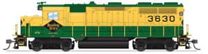 EMD GP35, RDG 3634, Yellow & Green, No-Sound / DCC-Ready, HO