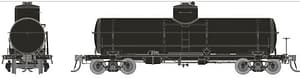 HO Union X-3 8K gal Tankcar: Undecorated w/K-Brakes