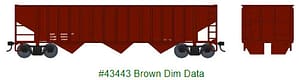BROWN DIMI DATA 70 TON 14 PANEL HOPPER