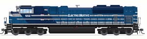EMD SD70ACe, EMD Demo 1202, Blue/Gray/White paint scheme, No-Sound / DCC-Ready, HO